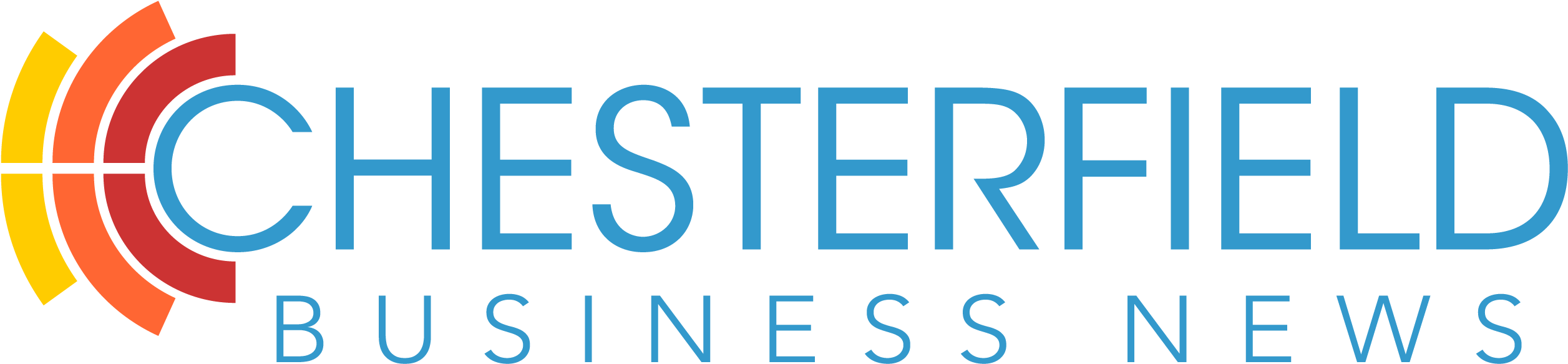 Chesterfield Business News - Electric Blue Clipart (2600x650), Png Download