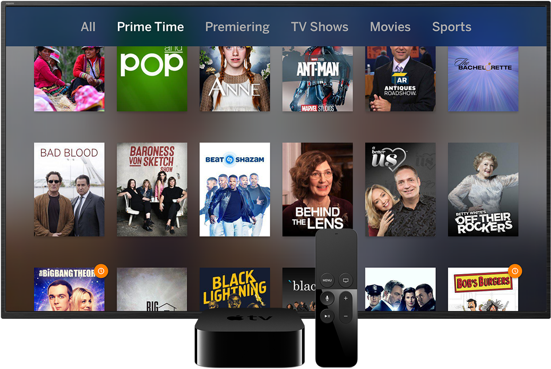 Discover Live Tv & Dvr Shows On Your Apple Tv Clipart (1140x789), Png Download