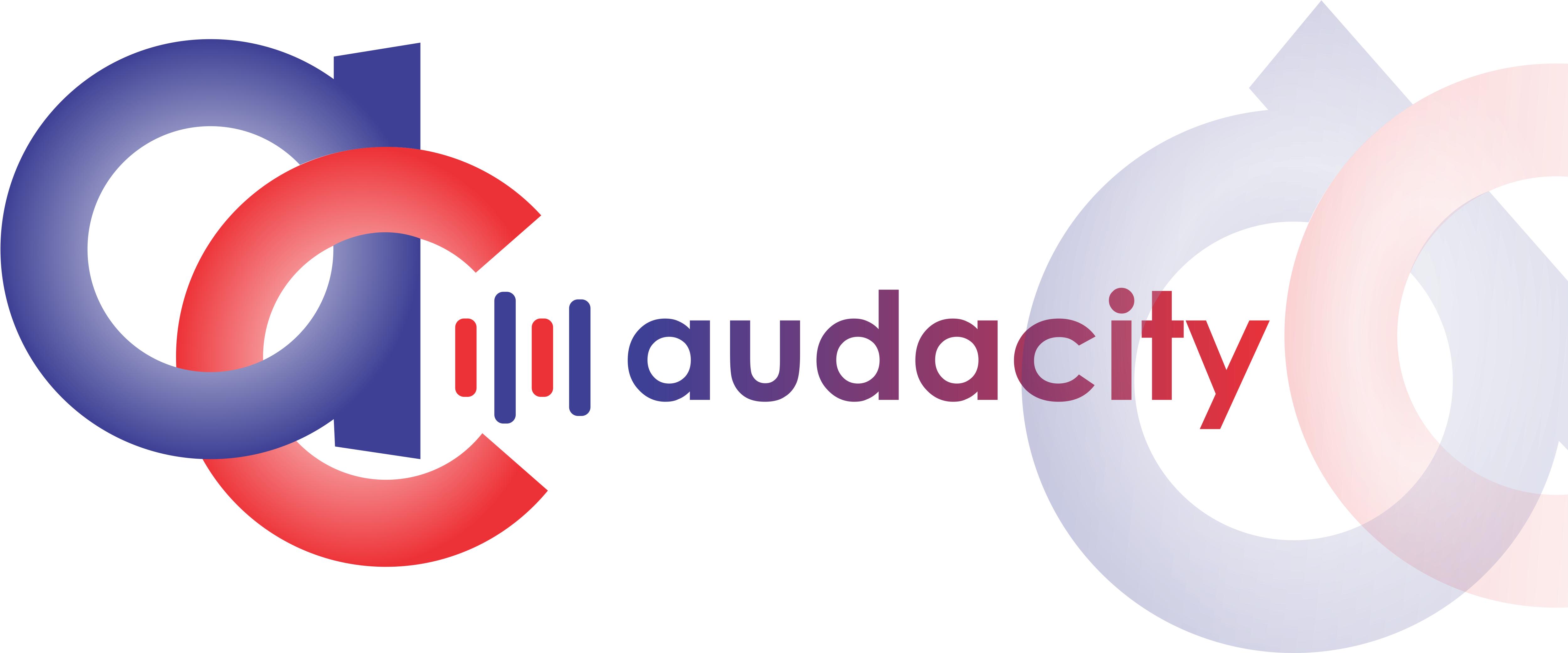 Audacity Logo Png - Graphic Design Clipart (5905x2133), Png Download