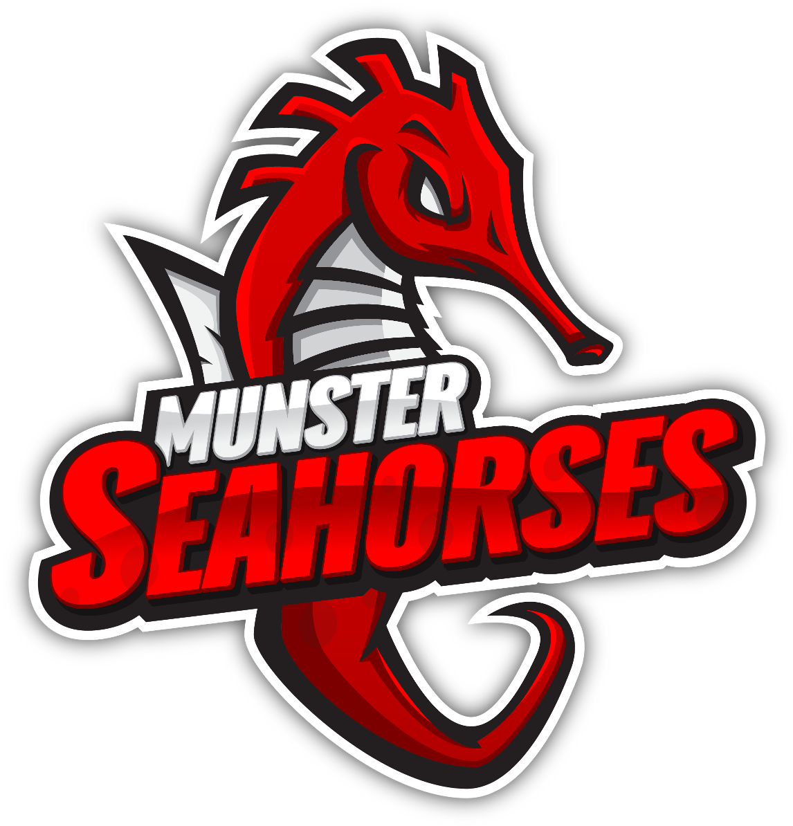 Munster Swim Club - Munster Seahorses Logo Clipart (1147x1200), Png Download