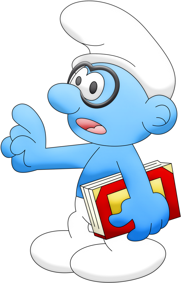 Mushrooms Clipart Smurfs - Genio Smurf - Png Download (665x1024), Png Download