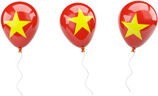 Illustration Of Flag Of Vietnam - Pakistan Balloon Clipart (640x480), Png Download