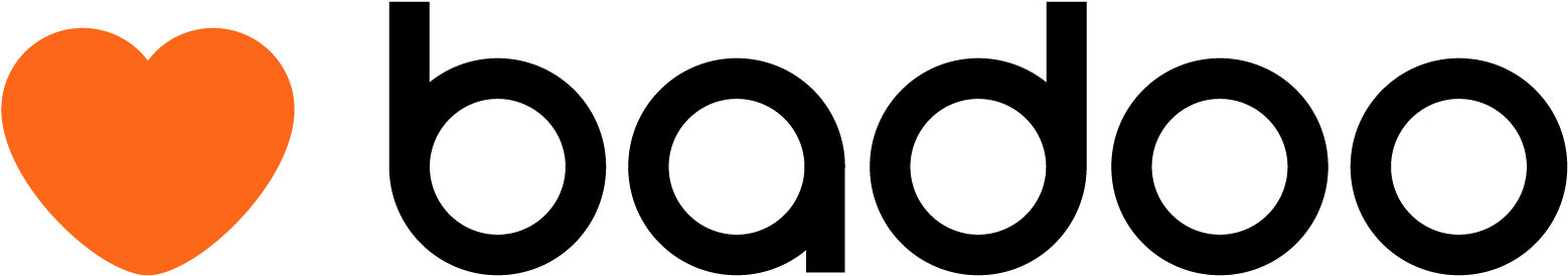 Datecast Campaign - Badoo Dating App Logo Clipart (1695x411), Png Download