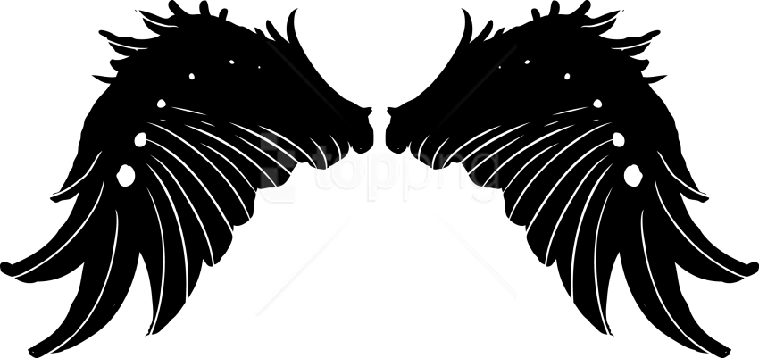 Free Png Wings Png Images Transparent - Wing Clipart (850x401), Png Download