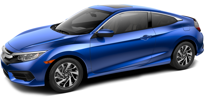 Honda Car - 2017 Honda Civic Coupe Mpg Clipart (866x650), Png Download