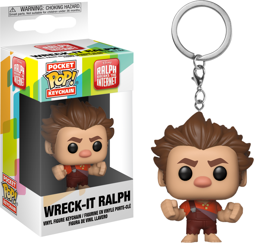 Funko Pop Vinyl - Wreck It Ralph Pocket Pop Clipart (873x836), Png Download