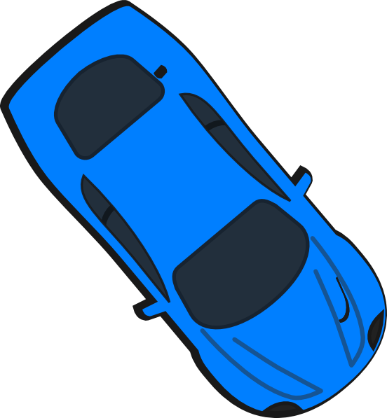 310 Svg Clip Arts 552 X 597 Px - Car Icon Top View - Png Download (552x597), Png Download