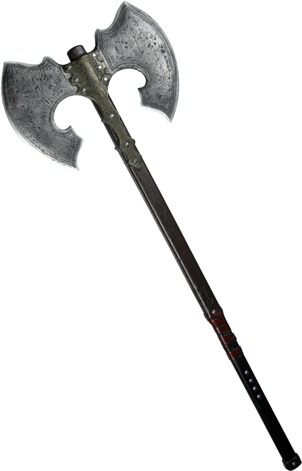 This Larp Double Axe Is Incredibly Realistic Thanks - Larp Axe Clipart (637x961), Png Download