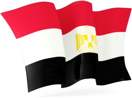 Egypt Waving Flag Png Clipart (640x480), Png Download