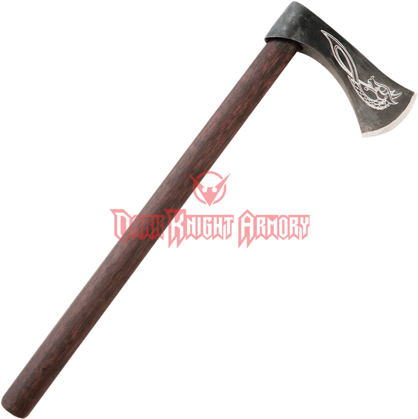Viking Battle Axe - Brule La Gomme Pas Ton Ame Clipart (850x850), Png Download