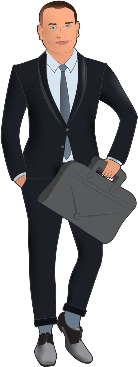 Businessperson Clipart (1000x1200), Png Download