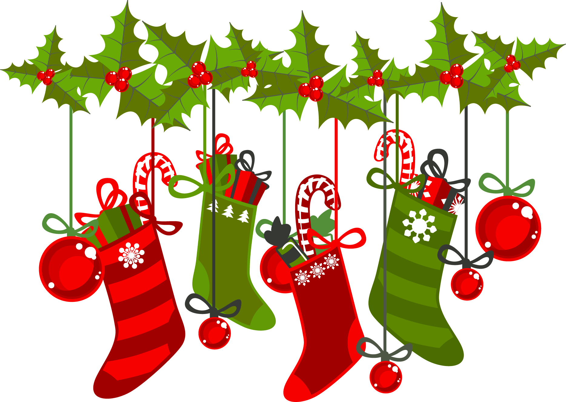 Ornaments Vector Material Transprent Png - Botas De Navidad Png Clipart (1868x1329), Png Download