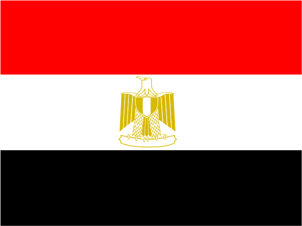 Flag Of Egypt Logo Png Transparent - Egypt Flag Clipart (2400x1800), Png Download