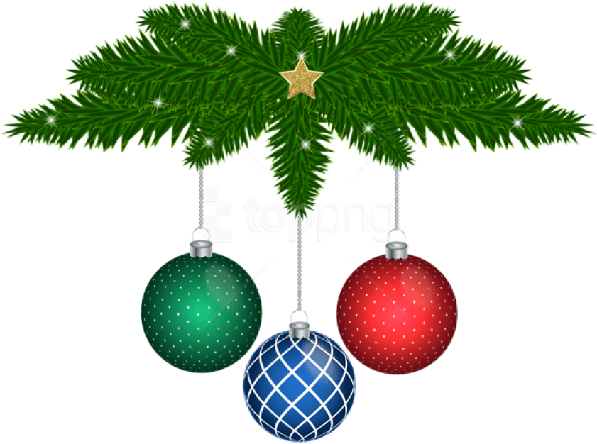 Free Png Christmas Balls Decor Png - Bolas Arbol Navidad Png Clipart (850x634), Png Download