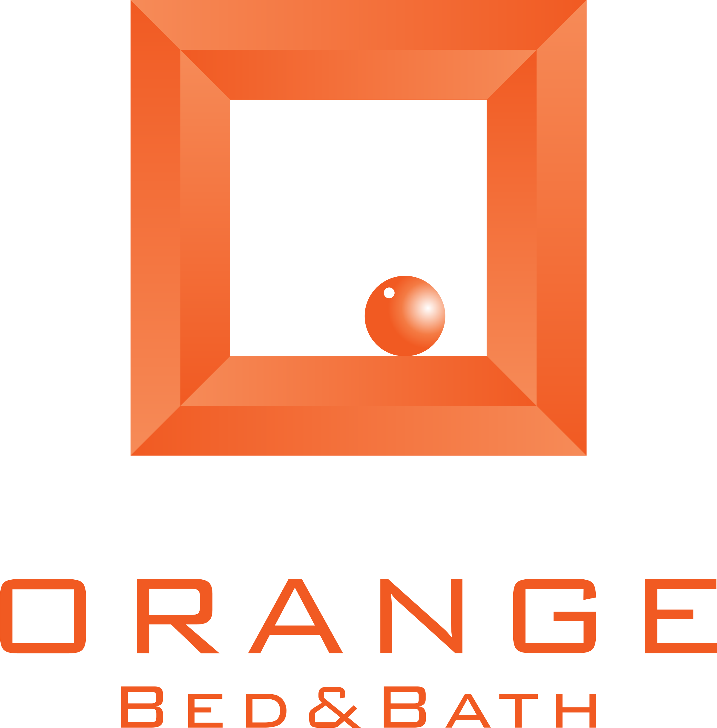 Orange Bed & Bath Logo Png Transparent - Circle Clipart (2400x2439), Png Download