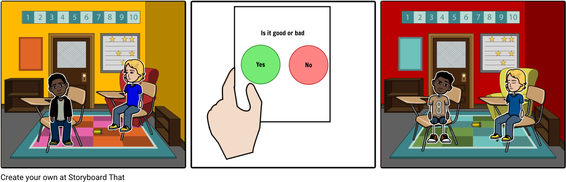 Good Or Bad - Cartoon Clipart (1164x385), Png Download
