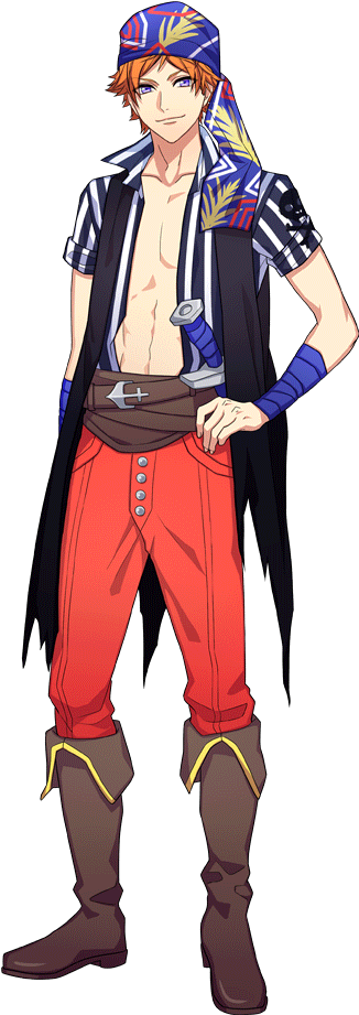 Tenma Captain Sky Pirates Fullbody - Costume Hat Clipart (1024x1024), Png Download