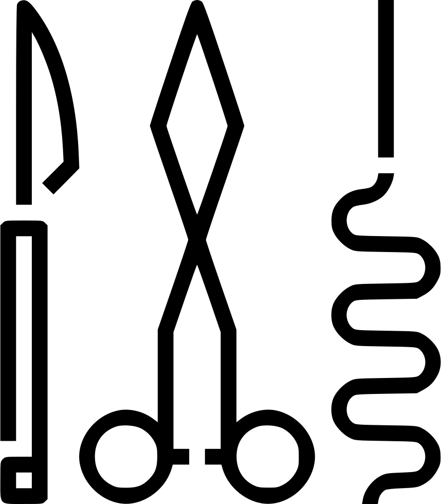 Png File - Surgical Instruments Icon Png Clipart (858x980), Png Download