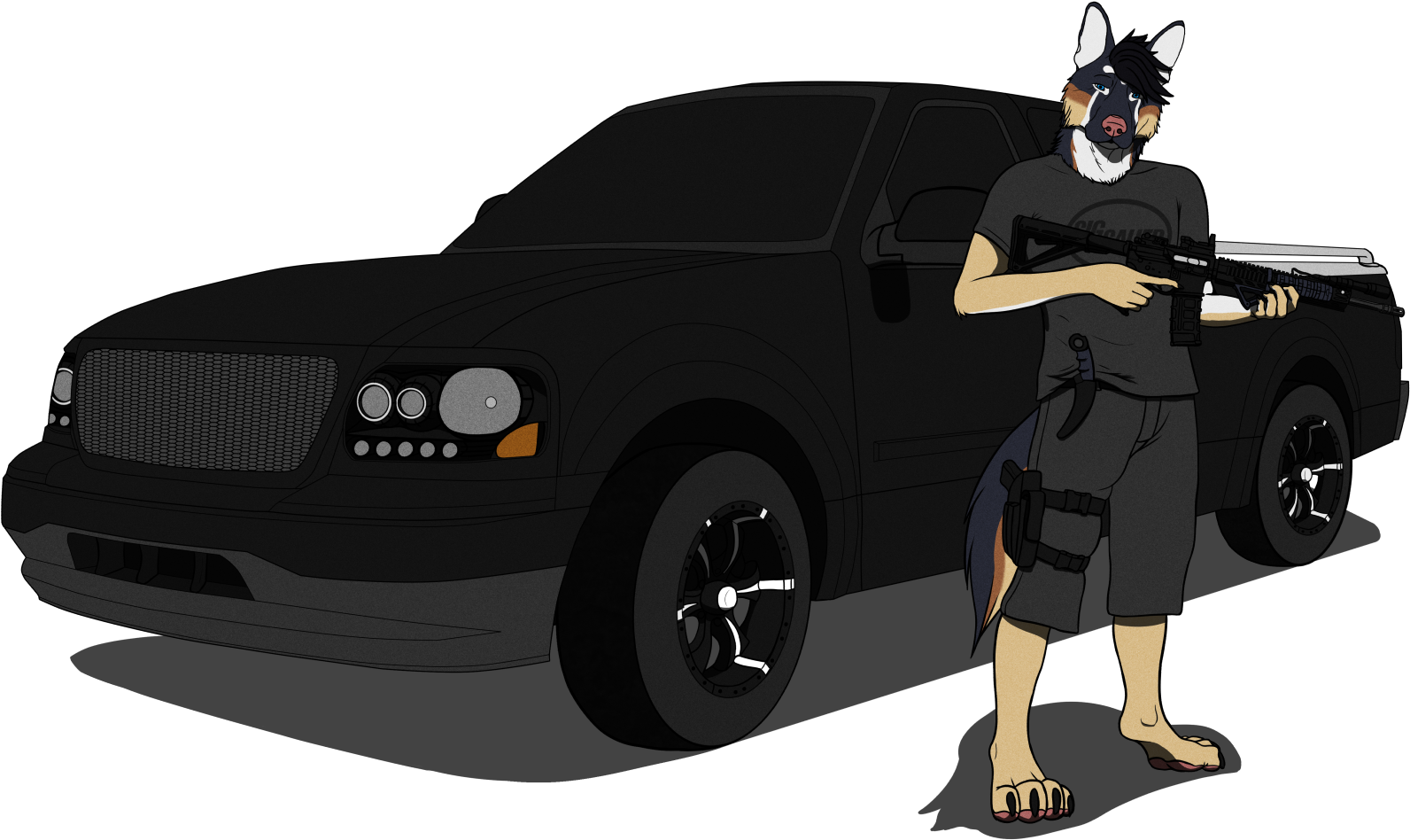 Cerberus - Off-road Vehicle Clipart (1757x1080), Png Download