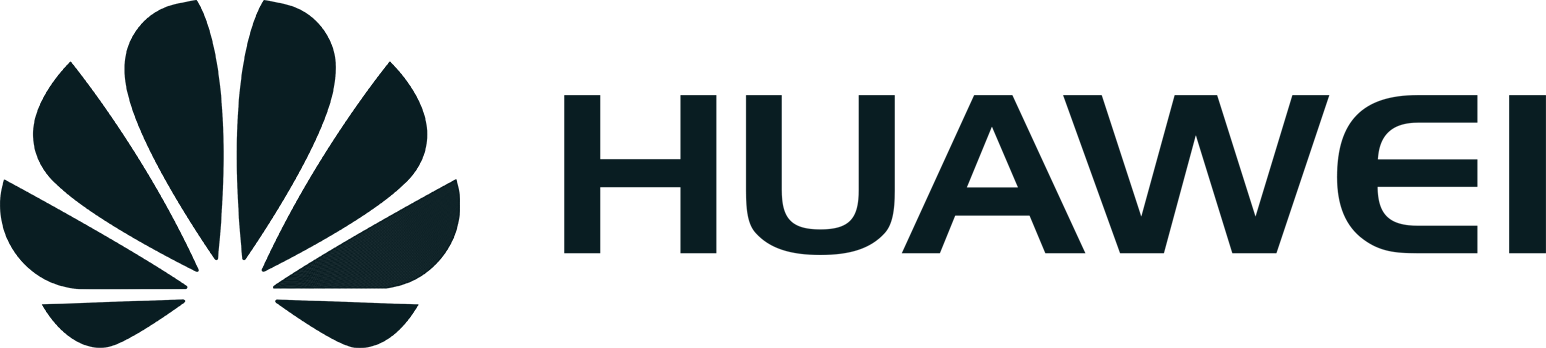Huawei Black Logo - Huawei Clipart (1546x348), Png Download