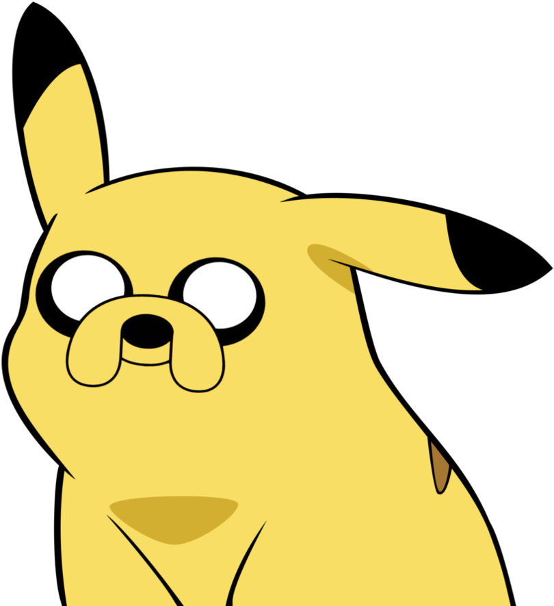 Cerberus Clipart - Jake The Dog Pikachu - Png Download (894x894), Png Download