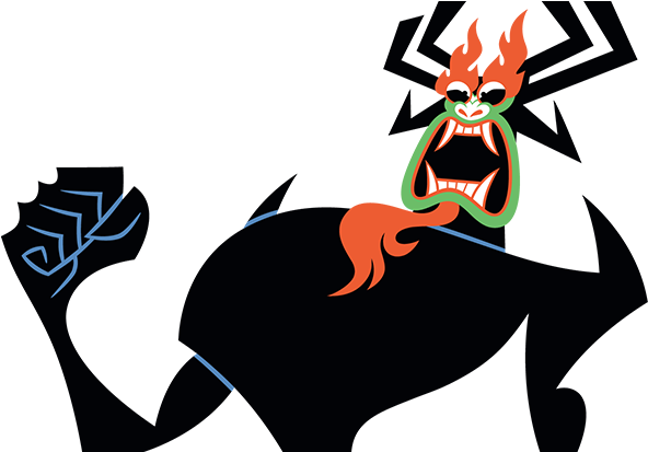 Aku Png - Aku Samurai Jack Png Clipart (1600x412), Png Download