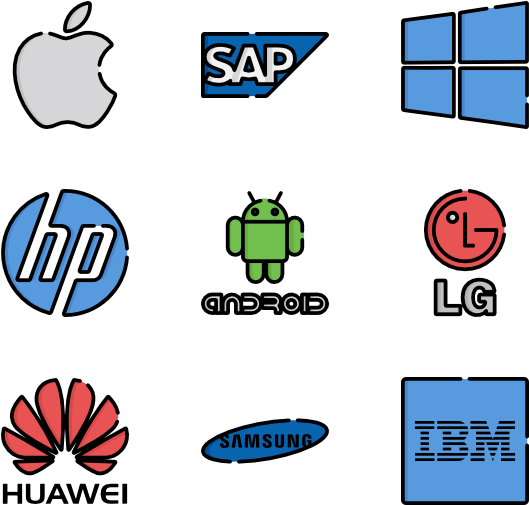 Technology Logos Clipart (600x564), Png Download
