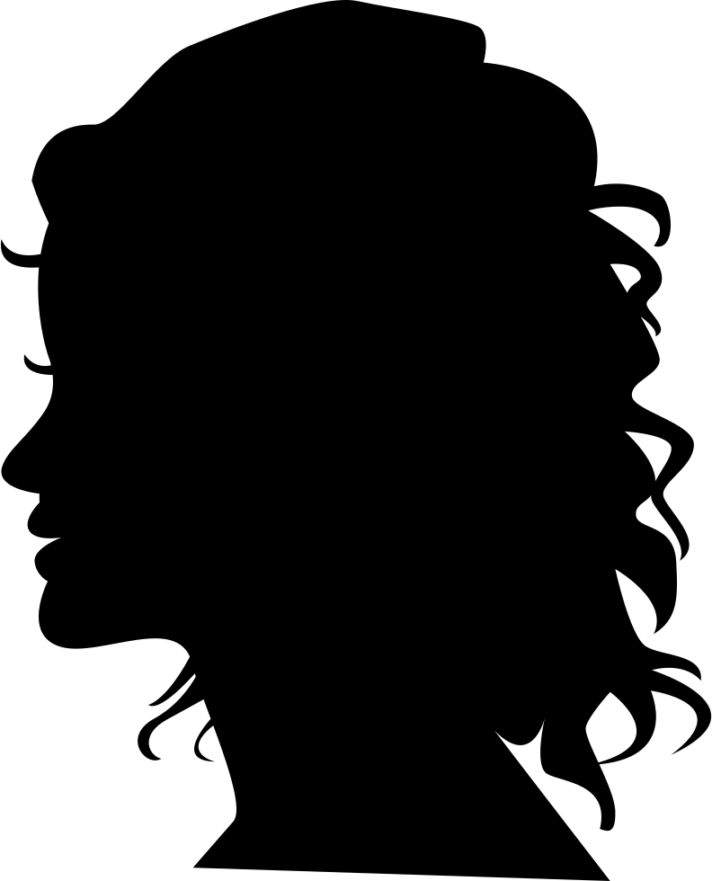 Female Head Silhouette Png , Png Download - Female Head Silhouette Png Clipart (792x980), Png Download