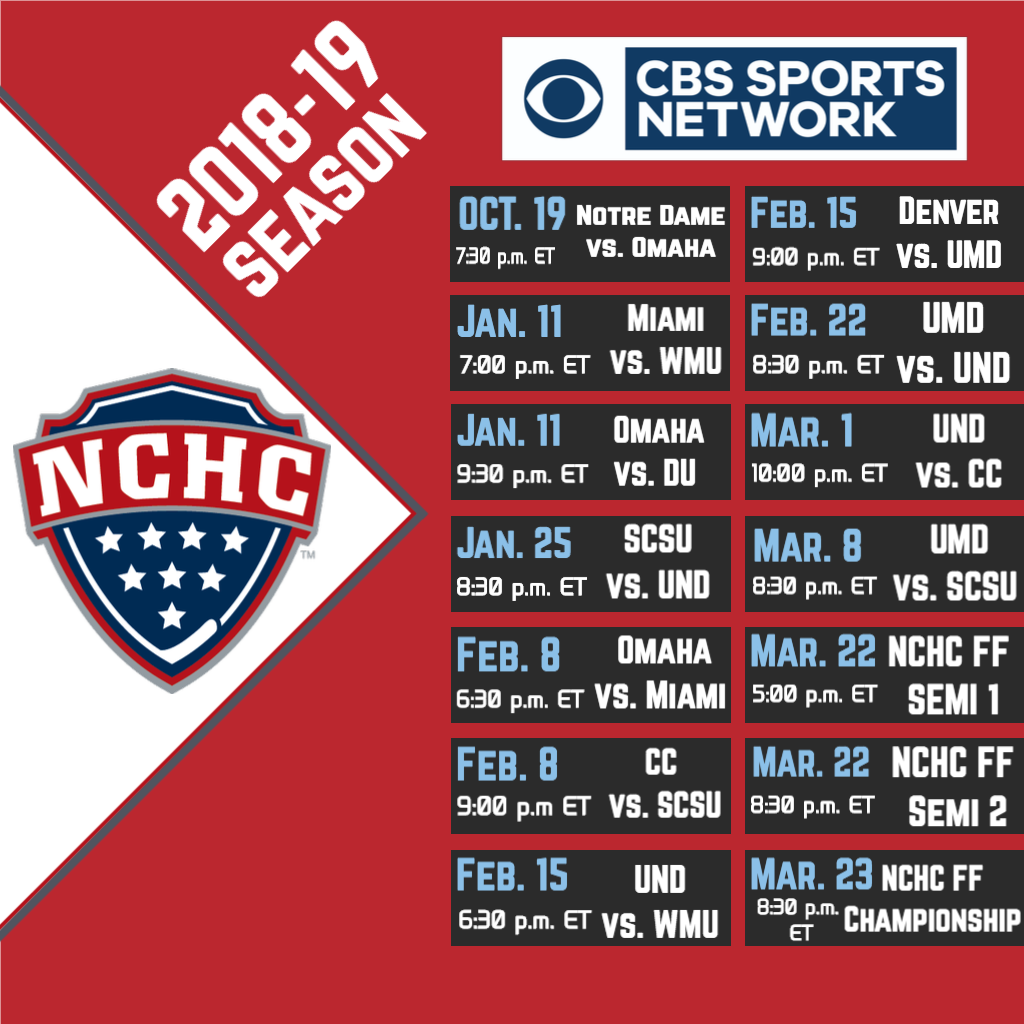 The Nchcverified Account - National Collegiate Hockey Conference Clipart (1024x1024), Png Download