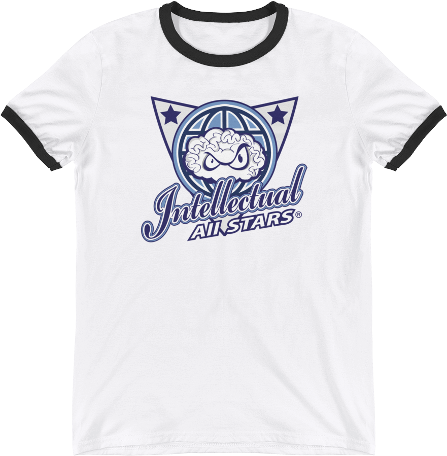 Stephen Hawking Ringer T-shirt - Active Shirt Clipart (1000x1000), Png Download