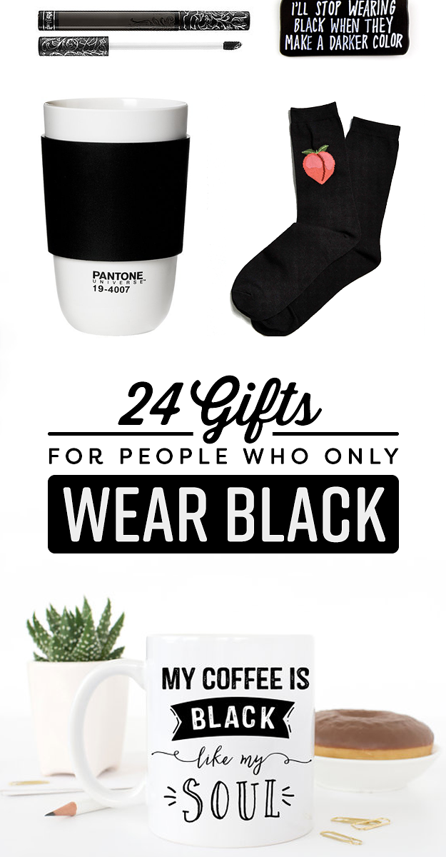 24 Gifts For People Who Only Wear Black - Boot Clipart (625x1200), Png Download