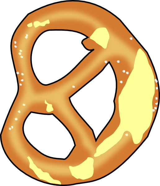 Pretzel Clipart - Brezel Clipart - Png Download (516x599), Png Download