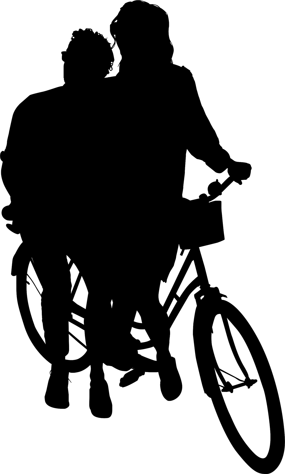 Cycling Clipart (962x1600), Png Download