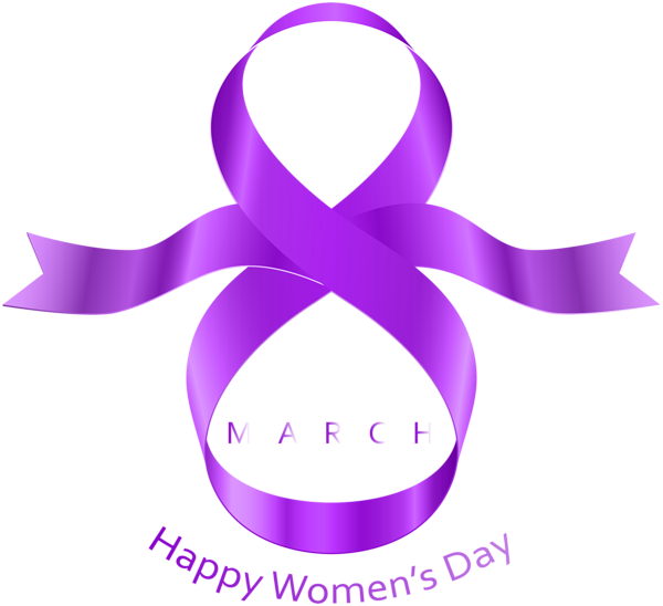 8 March Png - Happy Womens Day Logo Transparent Clipart (600x548), Png Download