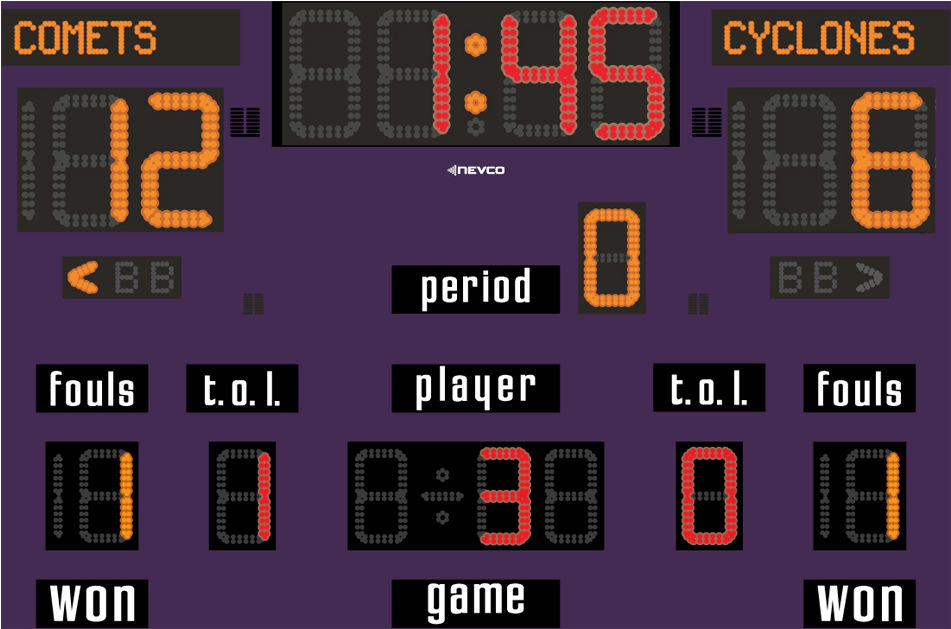 1242418863 Volleyball 2775 - Scoreboard Clipart (1050x762), Png Download