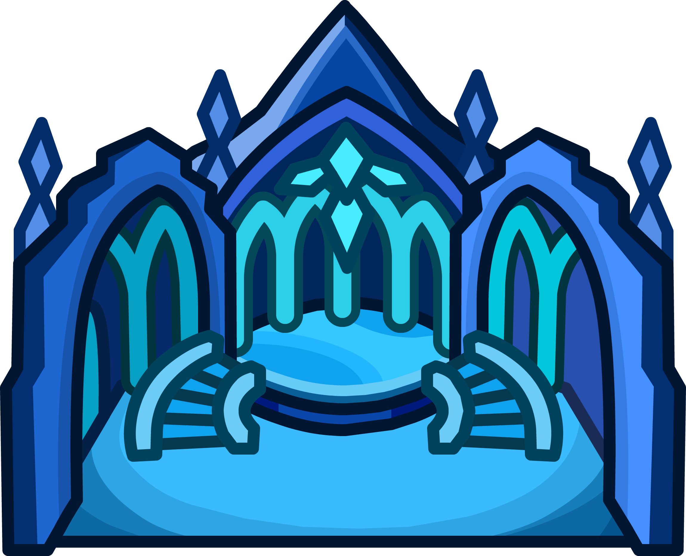 Free Png Download Club Penguin Ice Palace Igloo Png - Igloo Clipart (850x689), Png Download