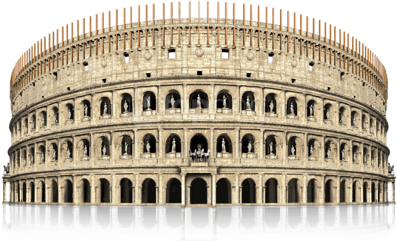 Free Png Images - Colosseum Png Clipart (850x510), Png Download