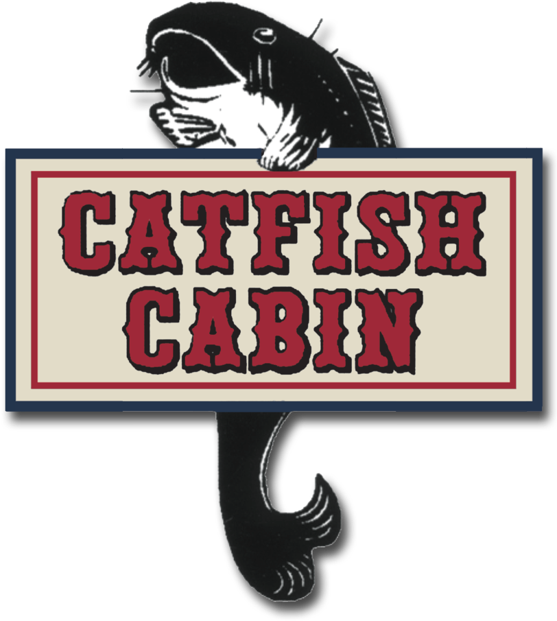 Restaurant In Jackson Tn • Catfish Cabin • Best Places - Catfish Restaurant Logo Clipart (824x939), Png Download