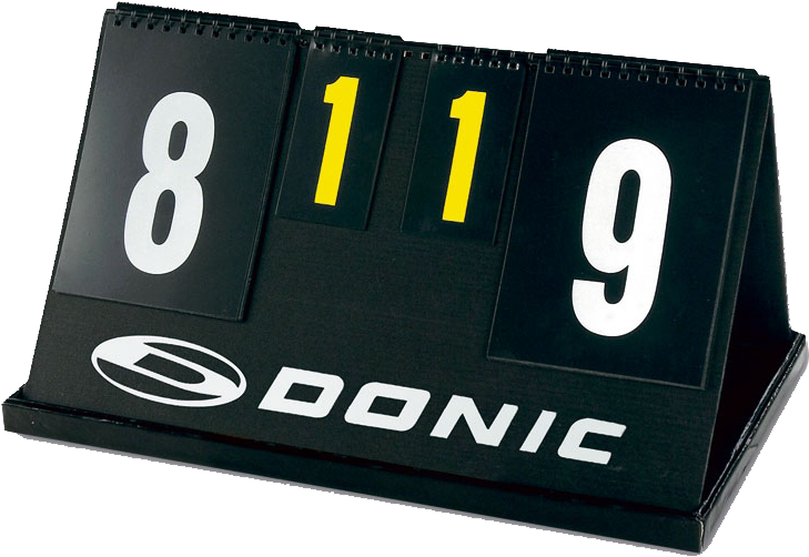 Donic Paperboard Scoreboard - Scoreboard Clipart (757x521), Png Download