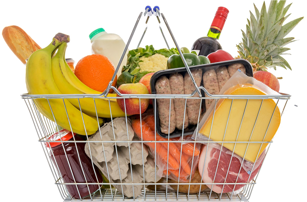 Grocery Png Transparent Supermarket Shopping Basket Clipart Large