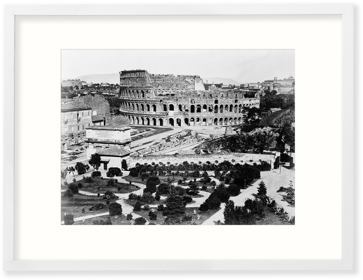 View On The Roman Forum And The Colosseum - Picture Frame Clipart (1200x933), Png Download