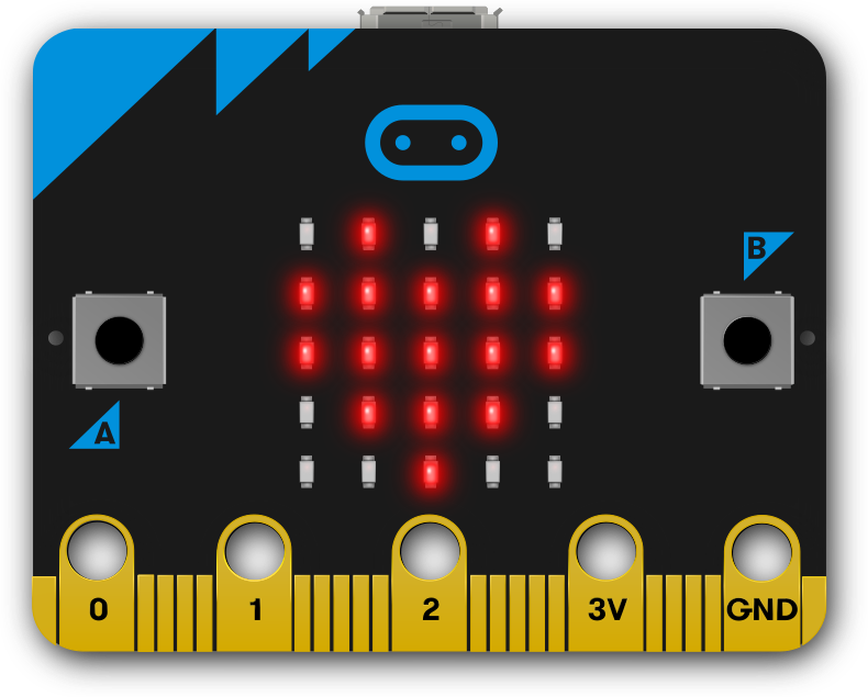 Which Led - Micro Bit Push Button Clipart (790x635), Png Download
