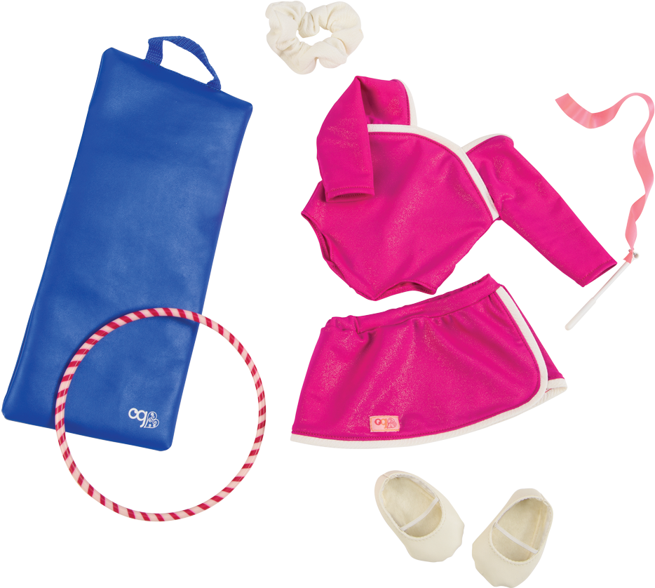 Leaps And Bounds Gymnast Outfit All Components - Gymnastics Our Generation Doll Clothes Clipart (1050x1050), Png Download