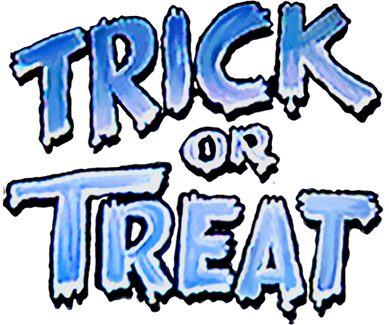 Cart - Trick Or Treat Band Logo Clipart (1281x1102), Png Download