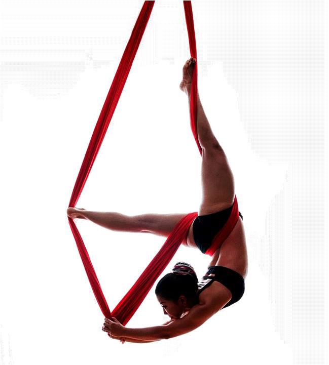 Aerial Yoga Pose Png Clipart Background - Aerial Yoga Png Transparent Png (792x720), Png Download