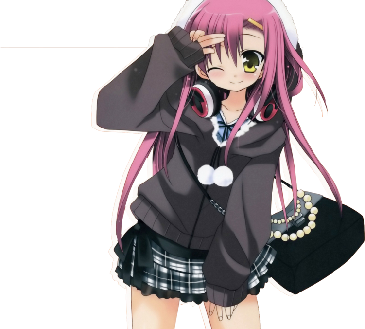 - Cute Anime Girl Render Hd , Png Download - Cute Anime Girl Render Hd Clipart (751x676), Png Download