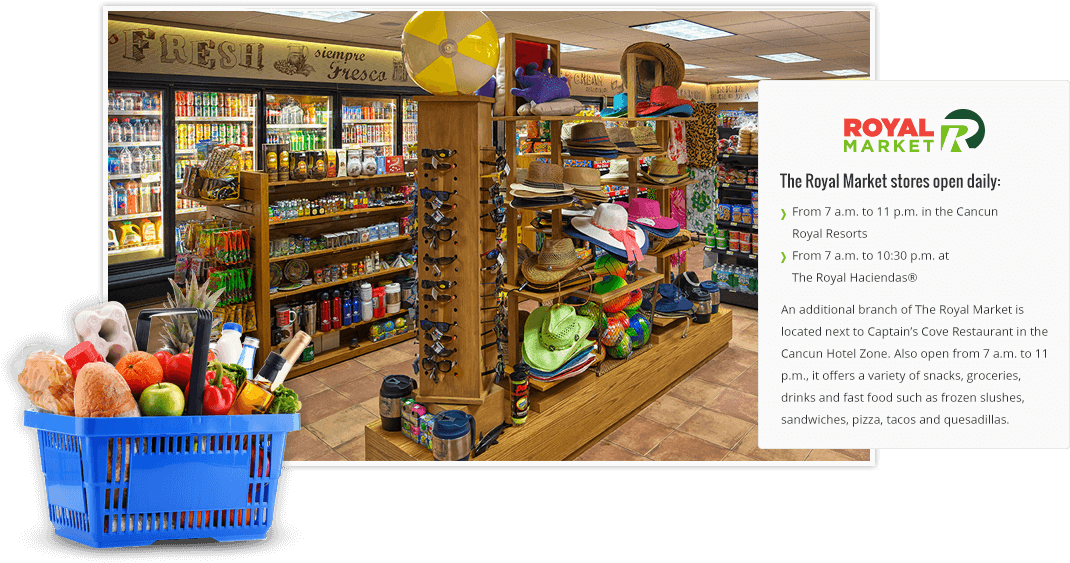 An Additional Branch Of The Royal Market Is Located - Grocery Store Clipart (1070x563), Png Download