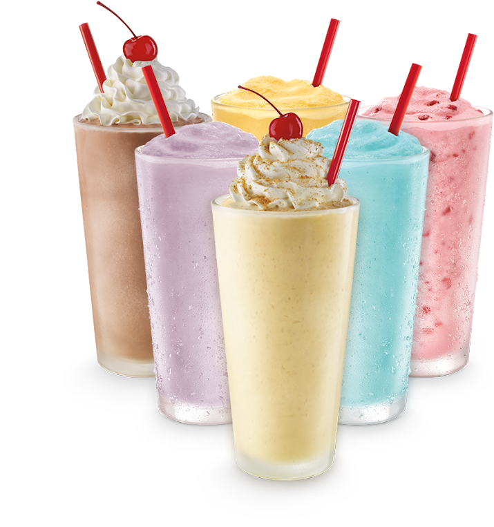 Head Over To Sonic And Celebrate March With 1/2 Price - Ice Cream Shakes Png Clipart (1000x824), Png Download