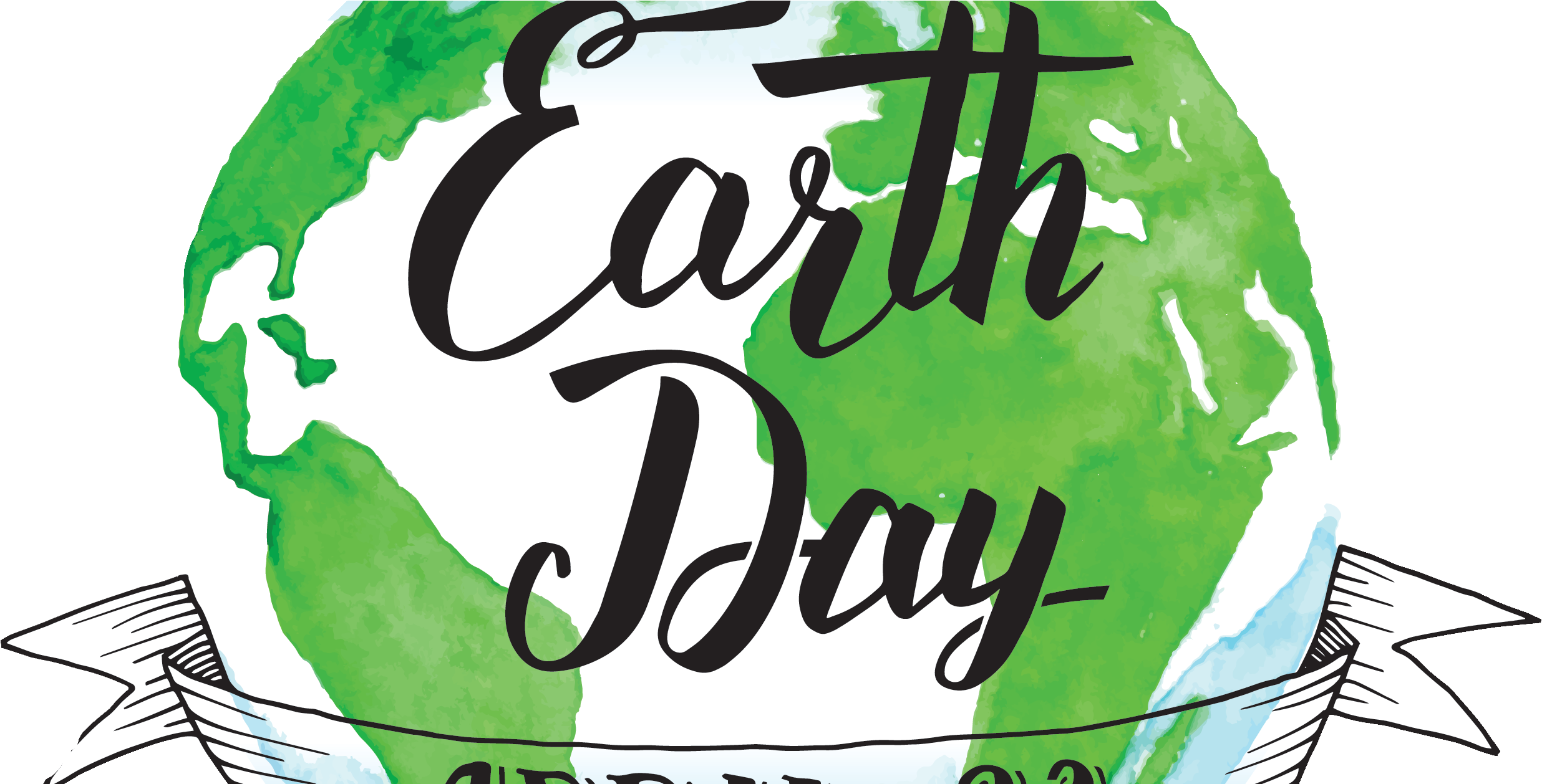 Since 1970 - World Earth Day April 22 Clipart (2514x1257), Png Download