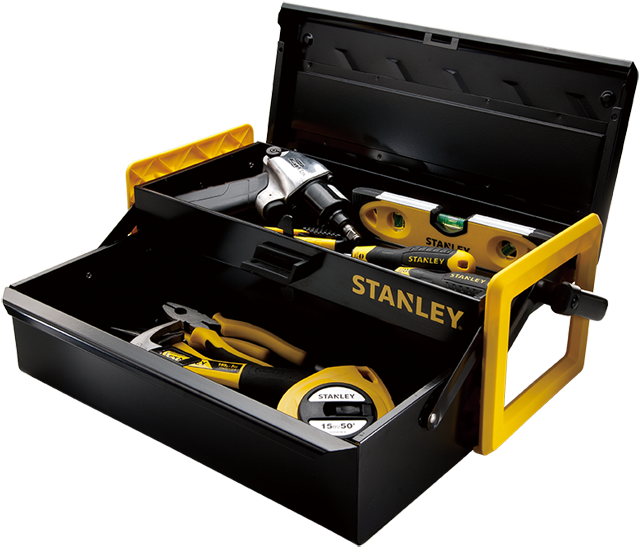 Hand Tools & Storage - Stanley Metalna Kutija Za Alat Clipart (800x636), Png Download